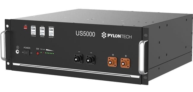 fotografía de producto batería solar pylontech